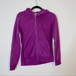 Nike The Athletic Department Retro Y2K Purple Zipper Hoodie Long Sleeve Jacket